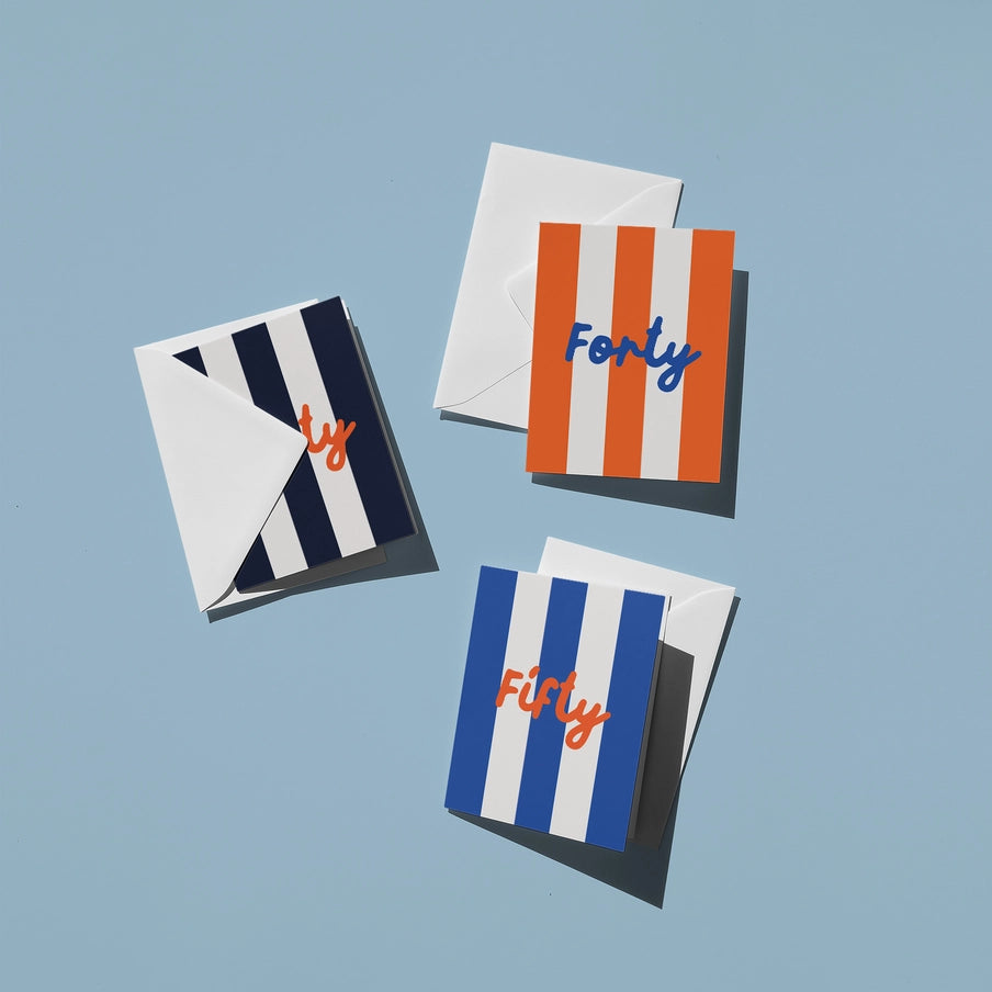 Birthday Card - Forty Milestone