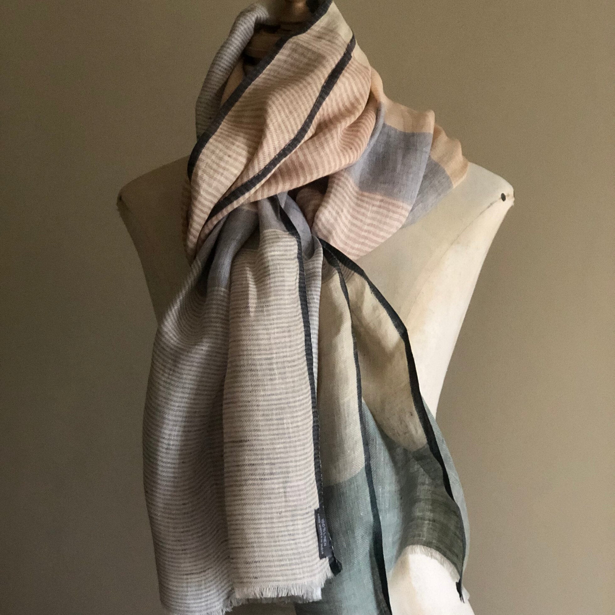 Linen Scarf - Muted