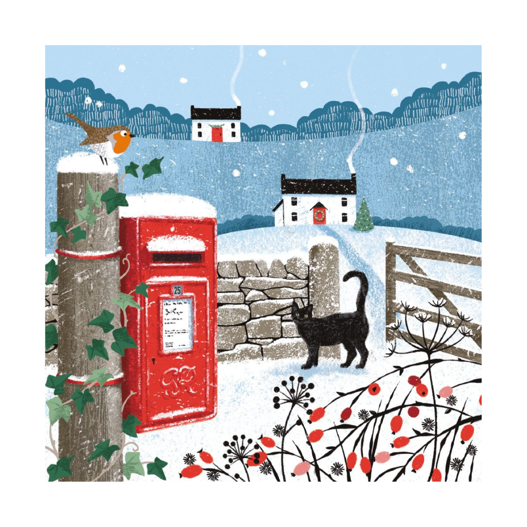 MacMillan Christmas Cards Pack of 8 - Postbox Friends