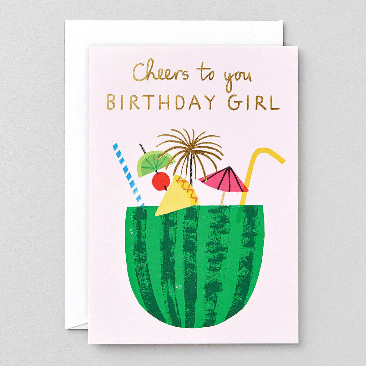 Birthday Card - Cheers Birthday Girl