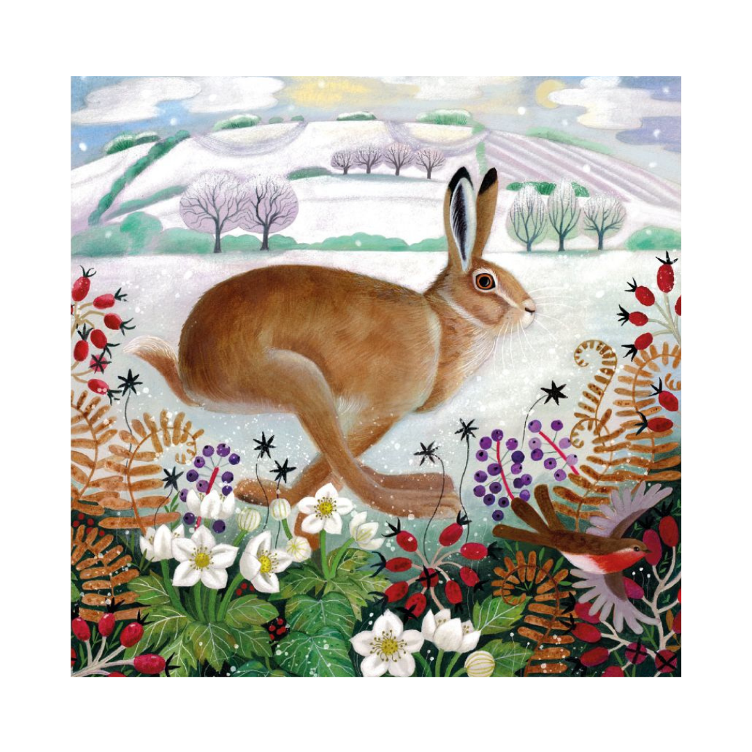 Christmas Cards Pack of 8 - Winter Hare