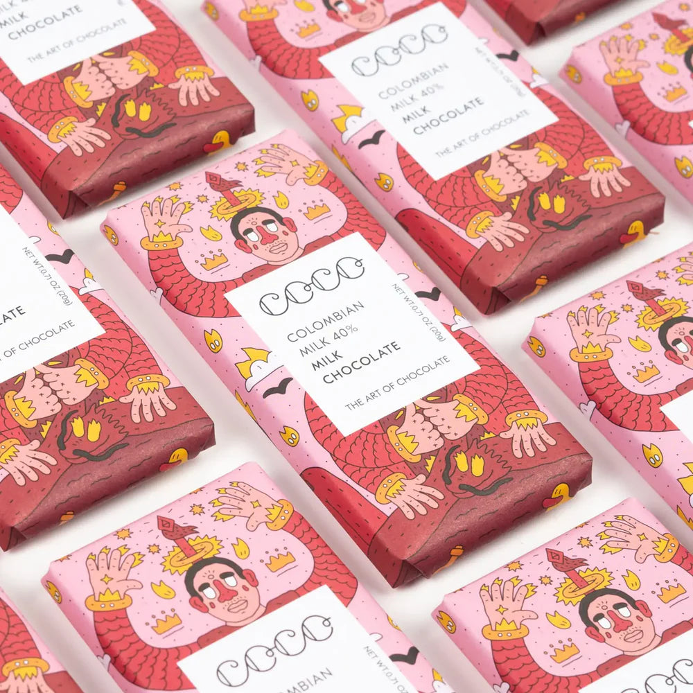 Mini Milk Chocolate Bar- Colombian