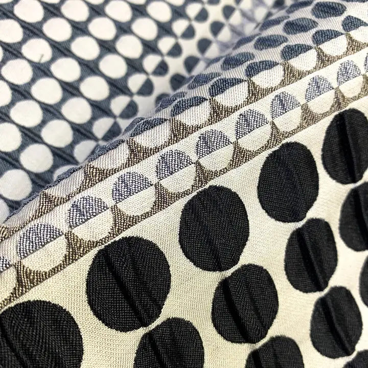 Silk Scarf - Monochrome Etch