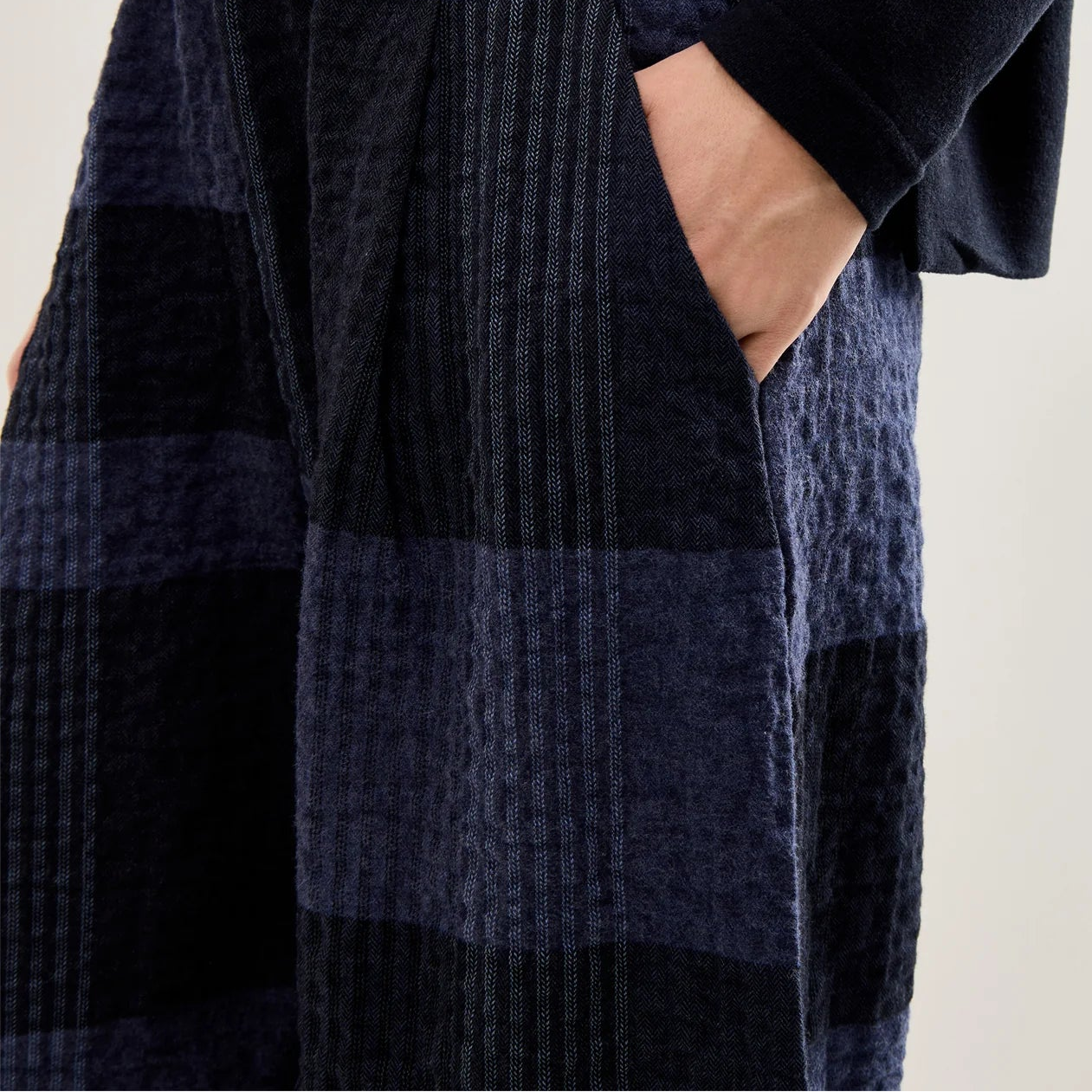 Bianco S Check Trousers - Notte