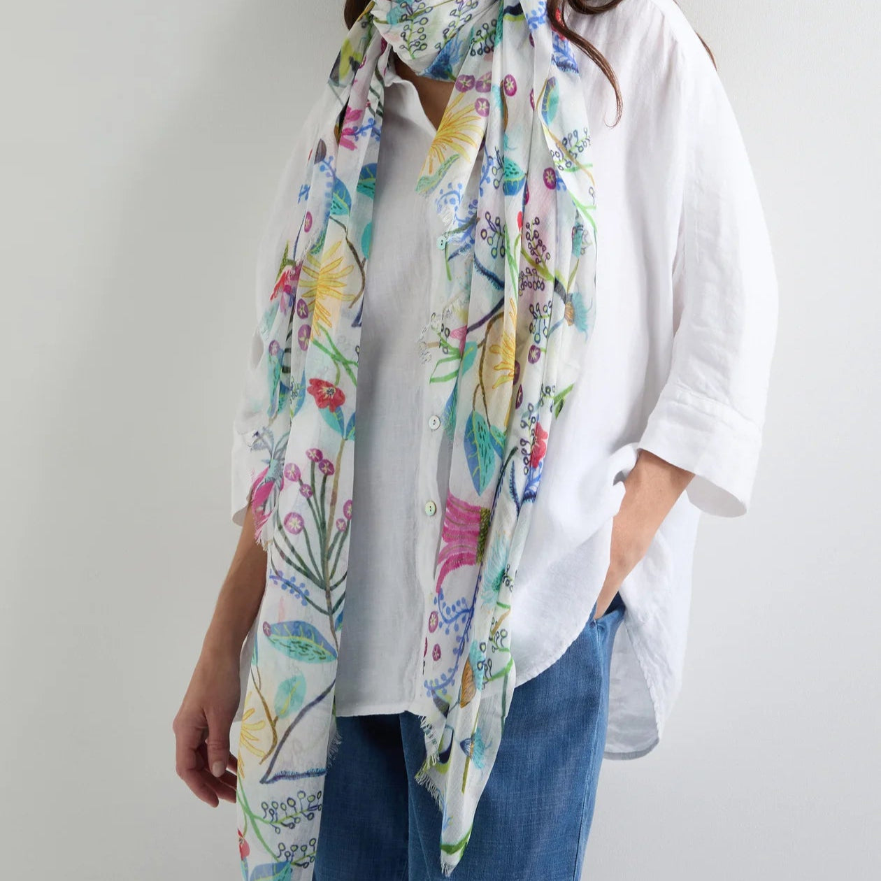 Wild Garden Scarf - Multi