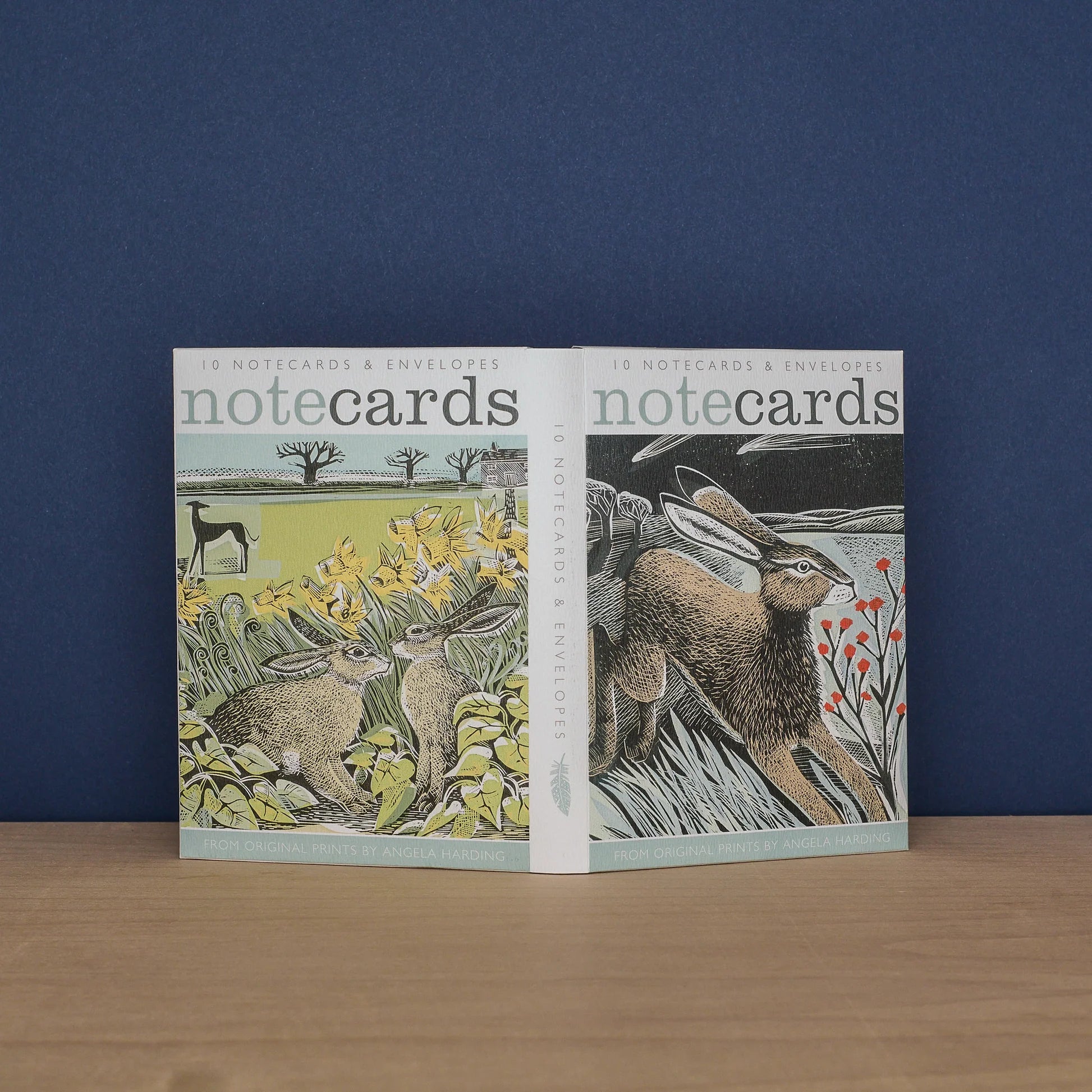 notecards with 2 hare designs
