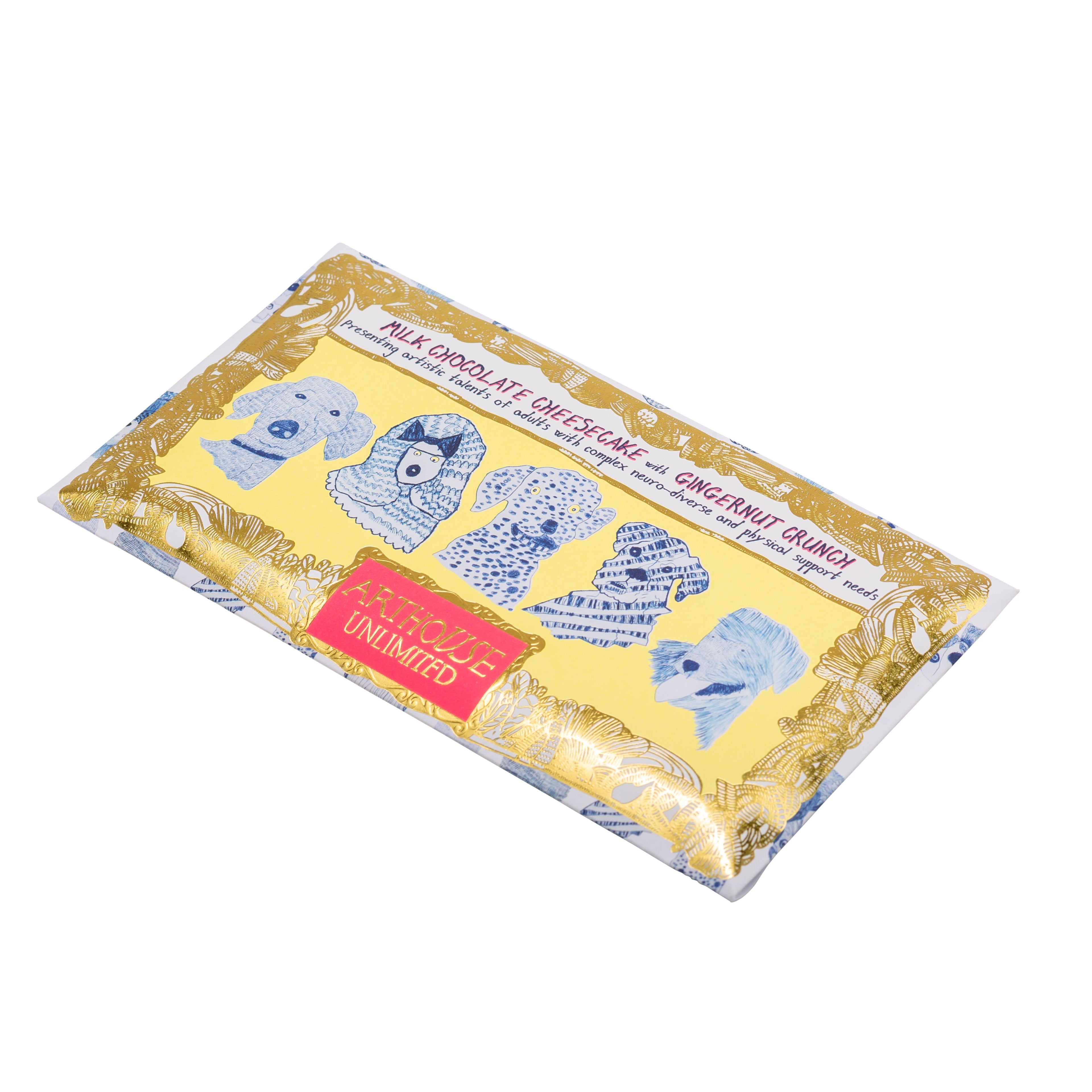 Blue Dogs - Milk Chocolate Cheesecake With Gingernut Crunch