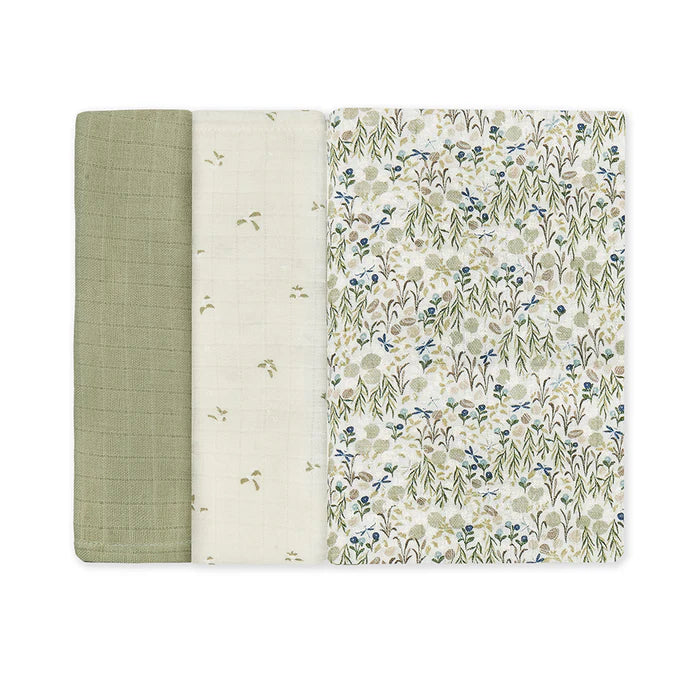 Organic Cotton Baby Muslin - Riverbank