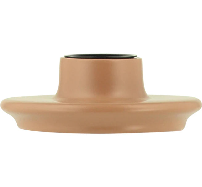 Small Wooden Candleholder - Old Rose