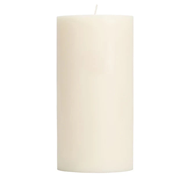 Eco Pillar Candle - Pearl White - 15cm
