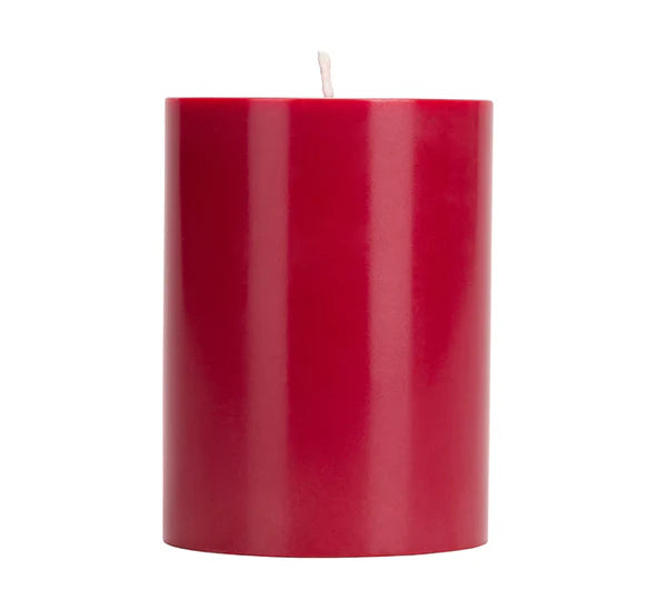 Eco Pillar Candle - Guardsman Red - 10cm