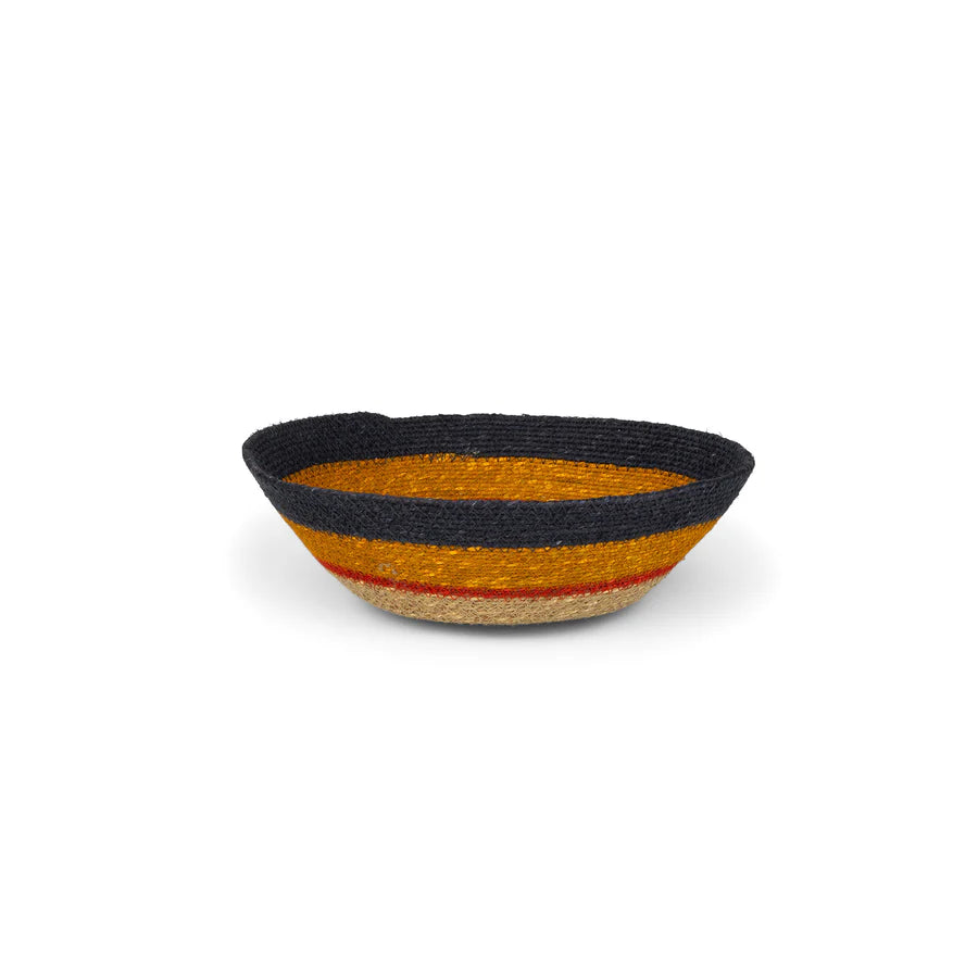 Seagrass Small Bowl - Midnight Blue & Guardsman Red