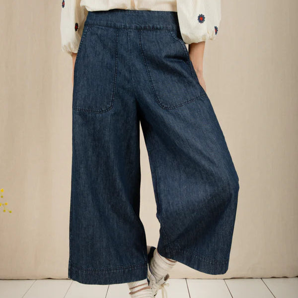Bijou Trousers - Dark Wash Denim