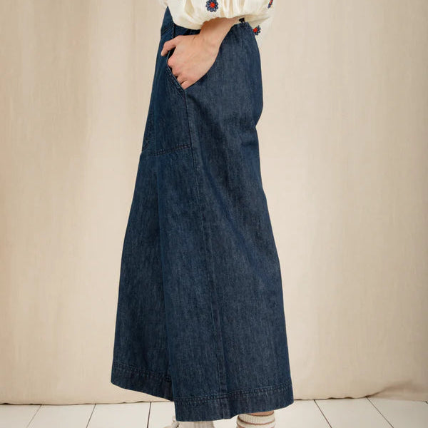 Bijou Trousers - Dark Wash Denim