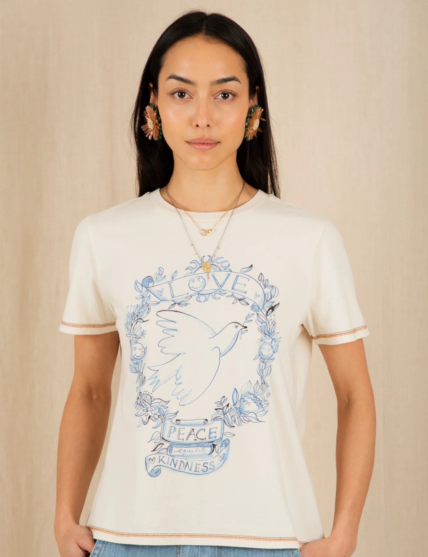 Boyfriend Tee - Ecru