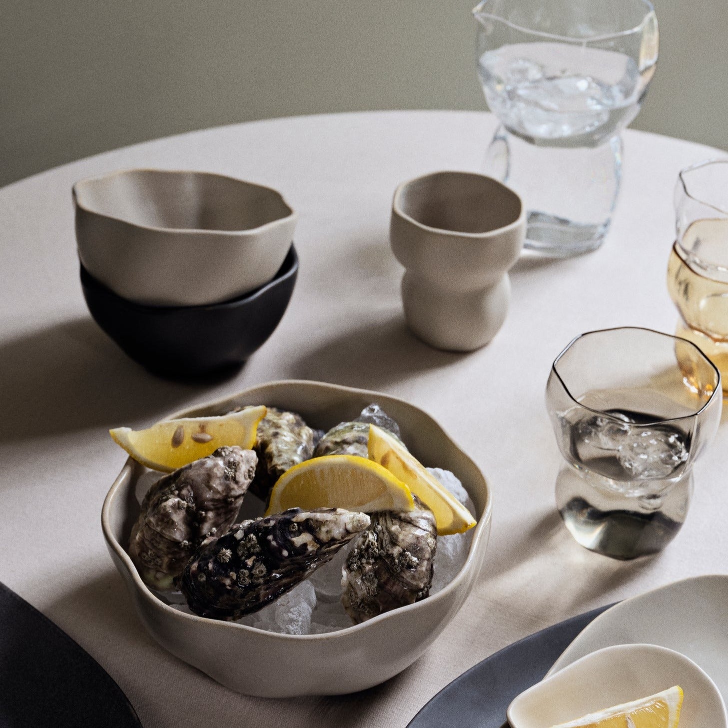 Limfjord Bowl Large - Dark Grey