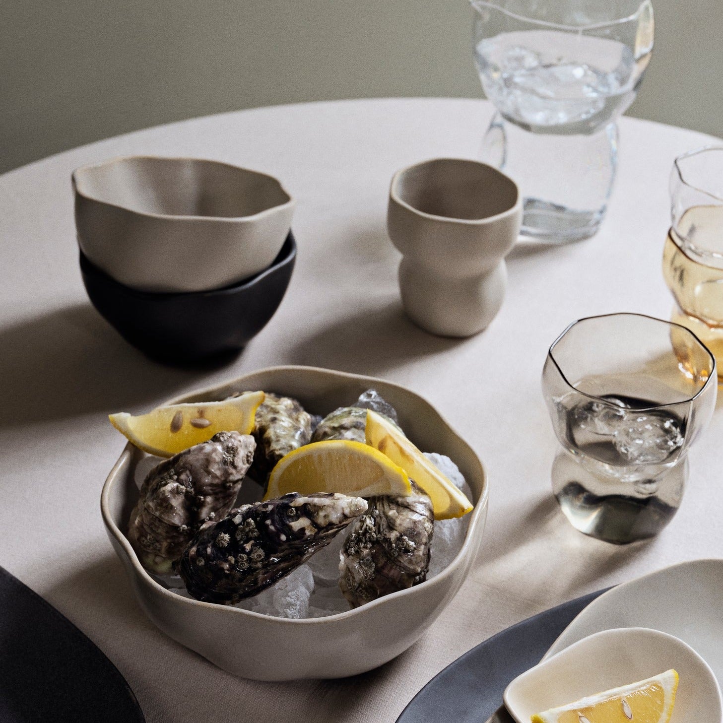 Limfjord Bowl Small - Light Grey