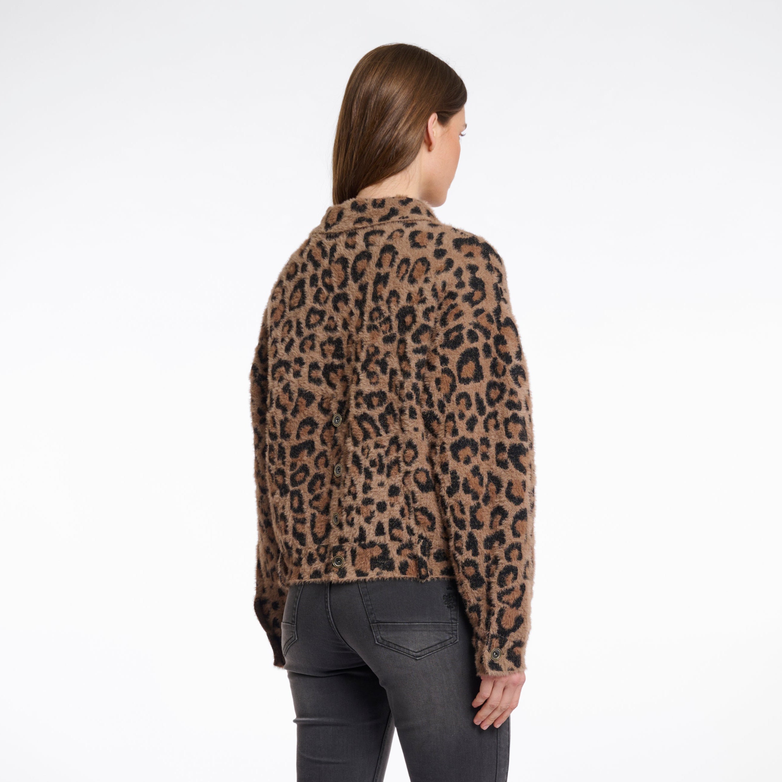 Bubbly Boxy Jacket - Leopard
