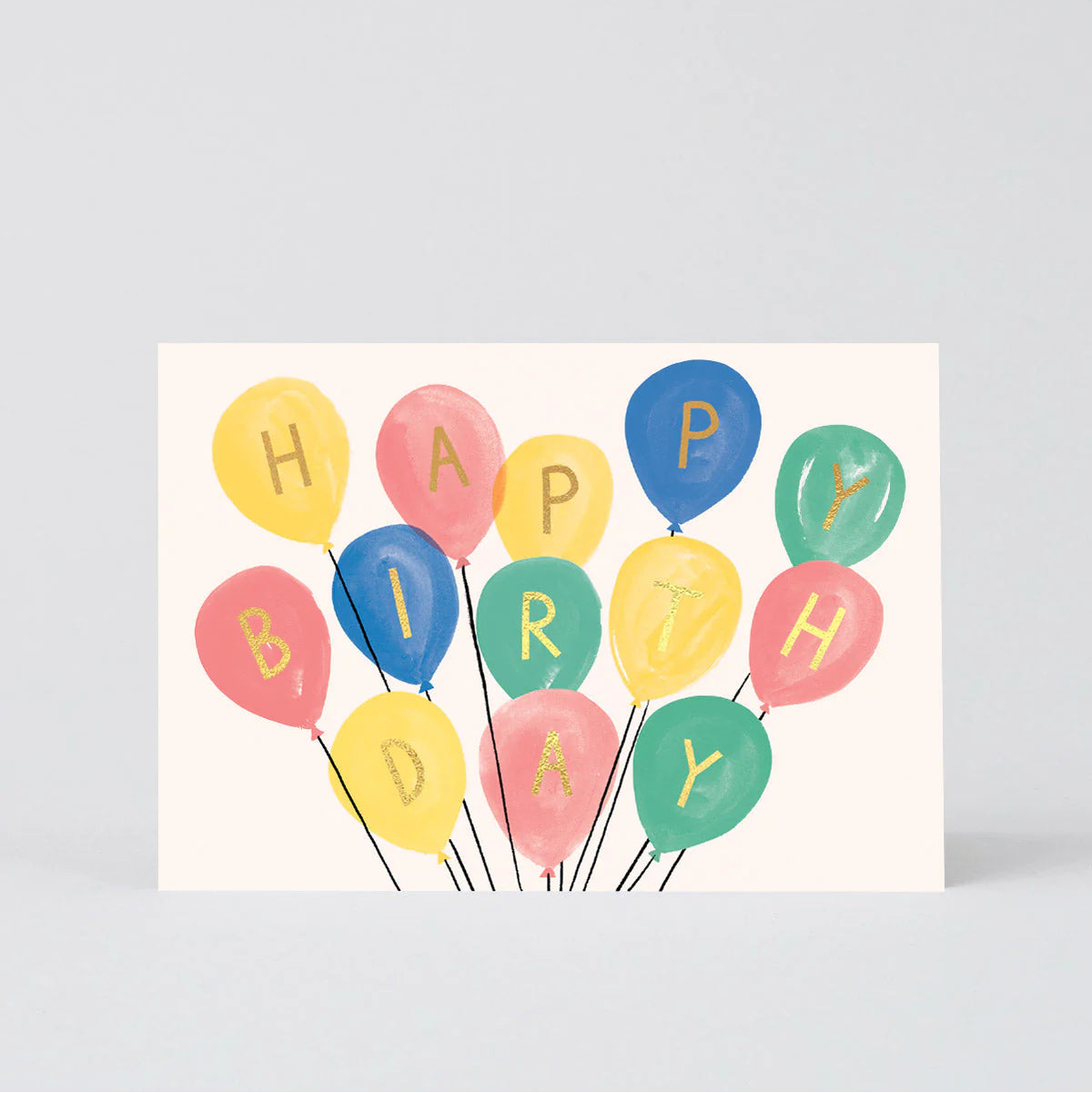 Birthday Card - Balloon Bunch