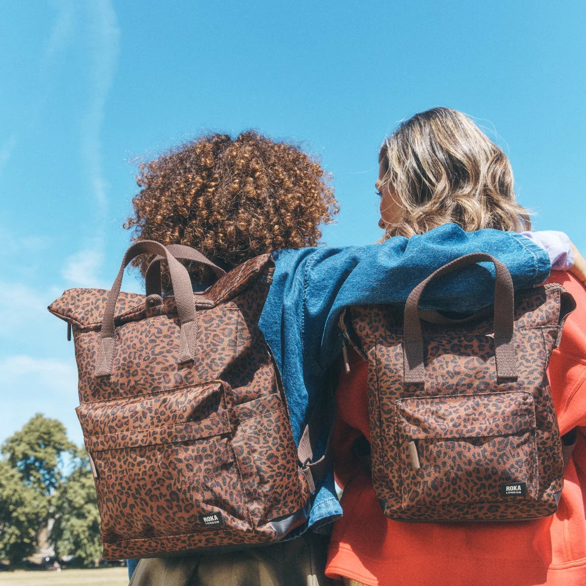 Bantry B Small Canvas Backpack - Mini Leopard