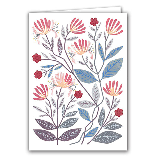 Greeting Card - Honeysuckle