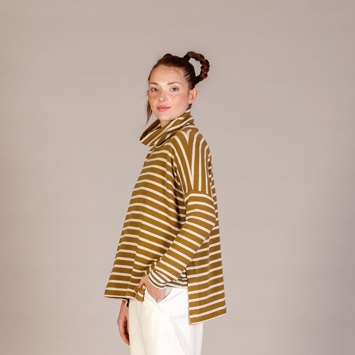 Dina Riga Jumper - Lieveto Wide Stripe