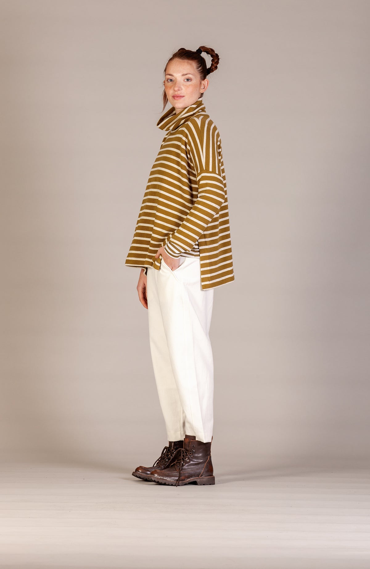 Dina Riga Jumper - Lieveto Wide Stripe