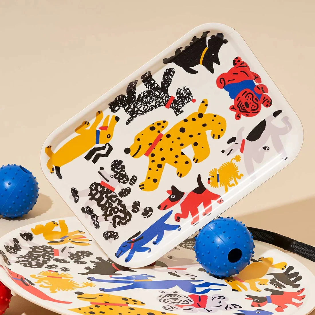 Art Tray - Rectangle - Dogs - Mini