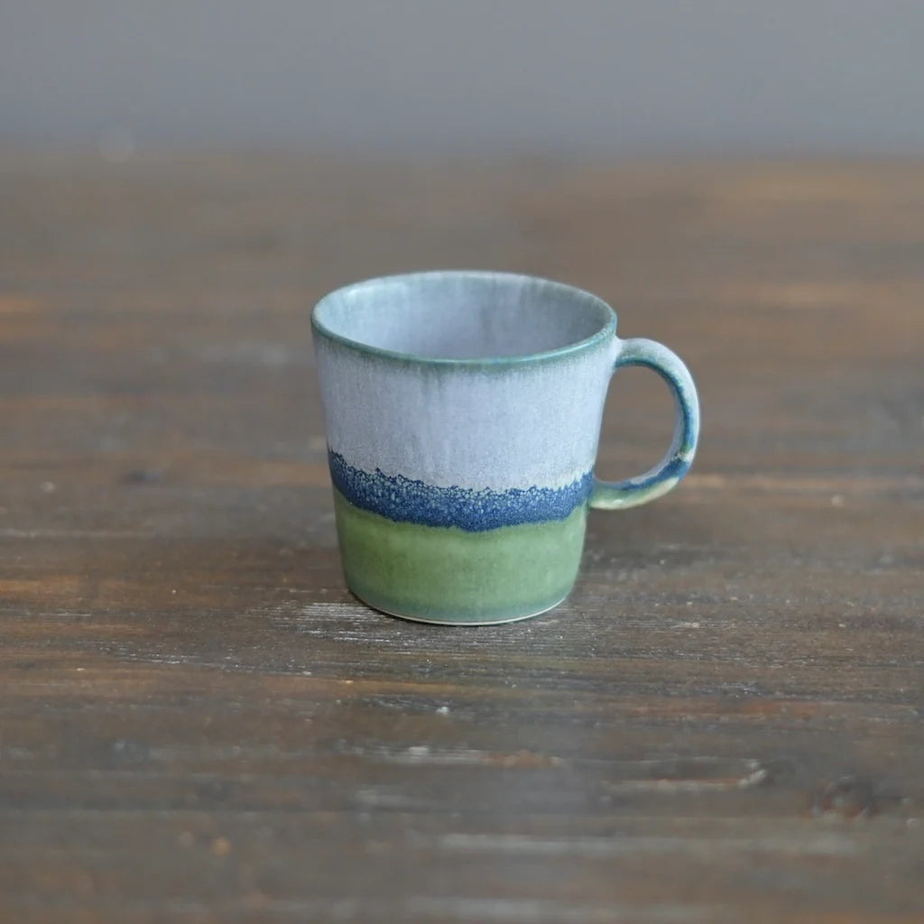 Espresso Cup - Green & Blue Mix