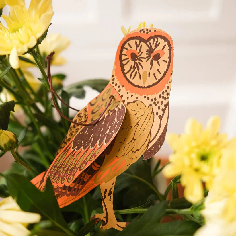 Winter Birds Paper Ornament