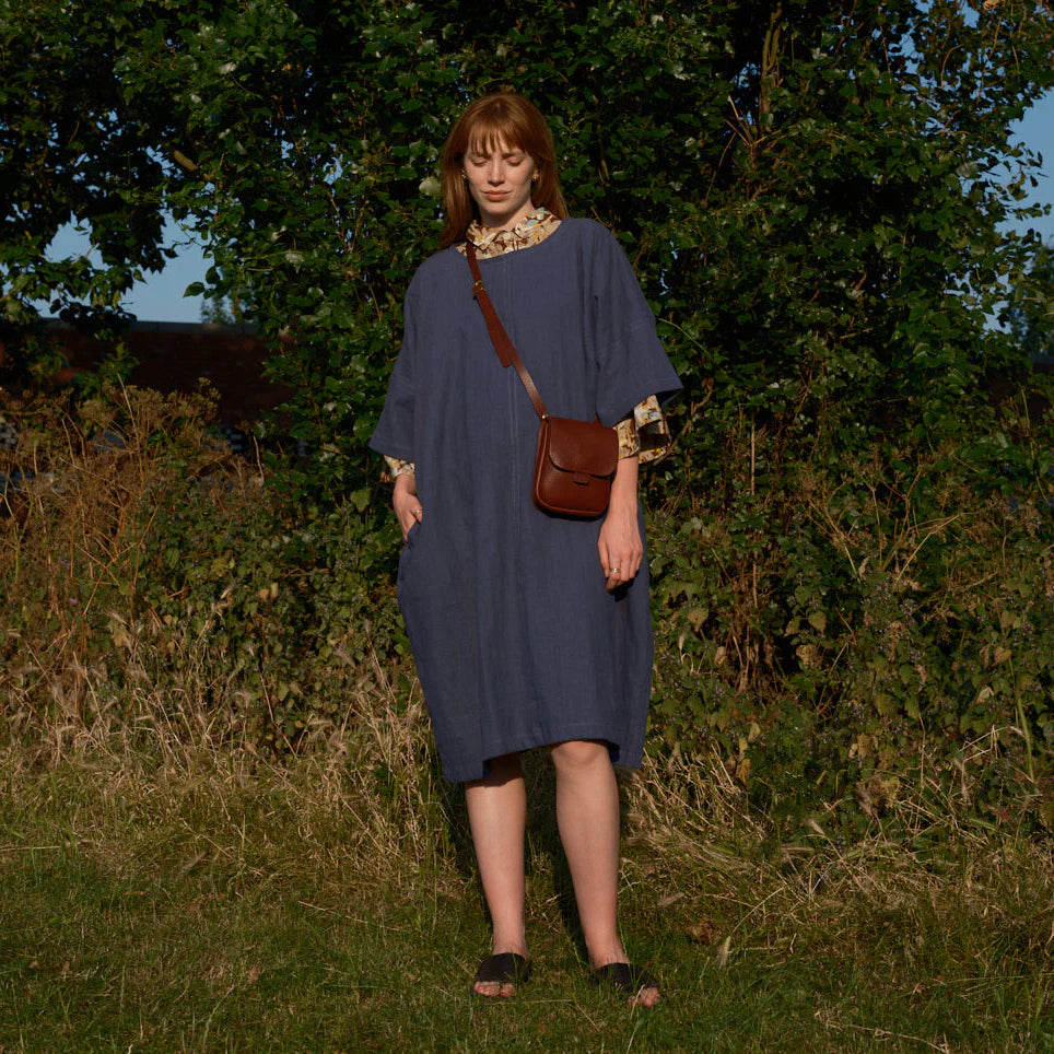 Half Orbed Tab Bag - Chestnut
