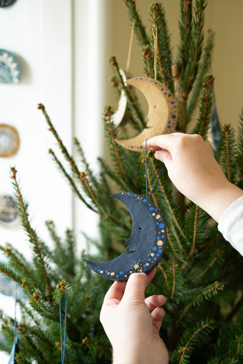 Midnight Man on the Moon Ornament