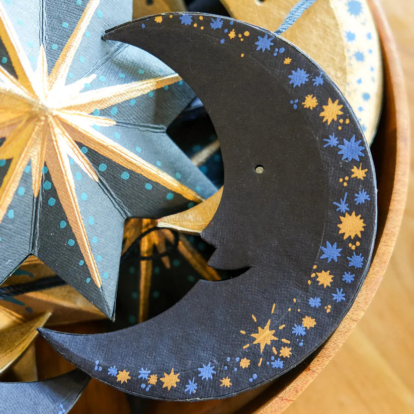 Midnight Man on the Moon Ornament