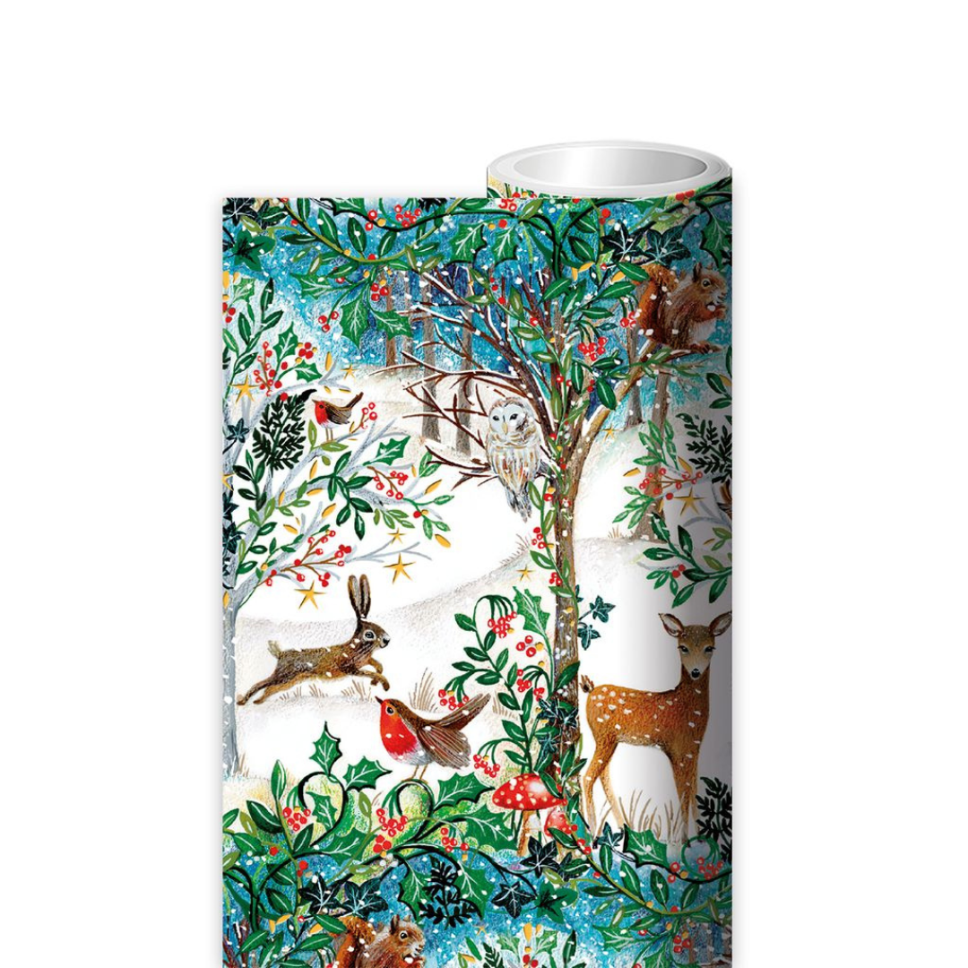 Wrapping Paper Roll - Winter Forest Glade