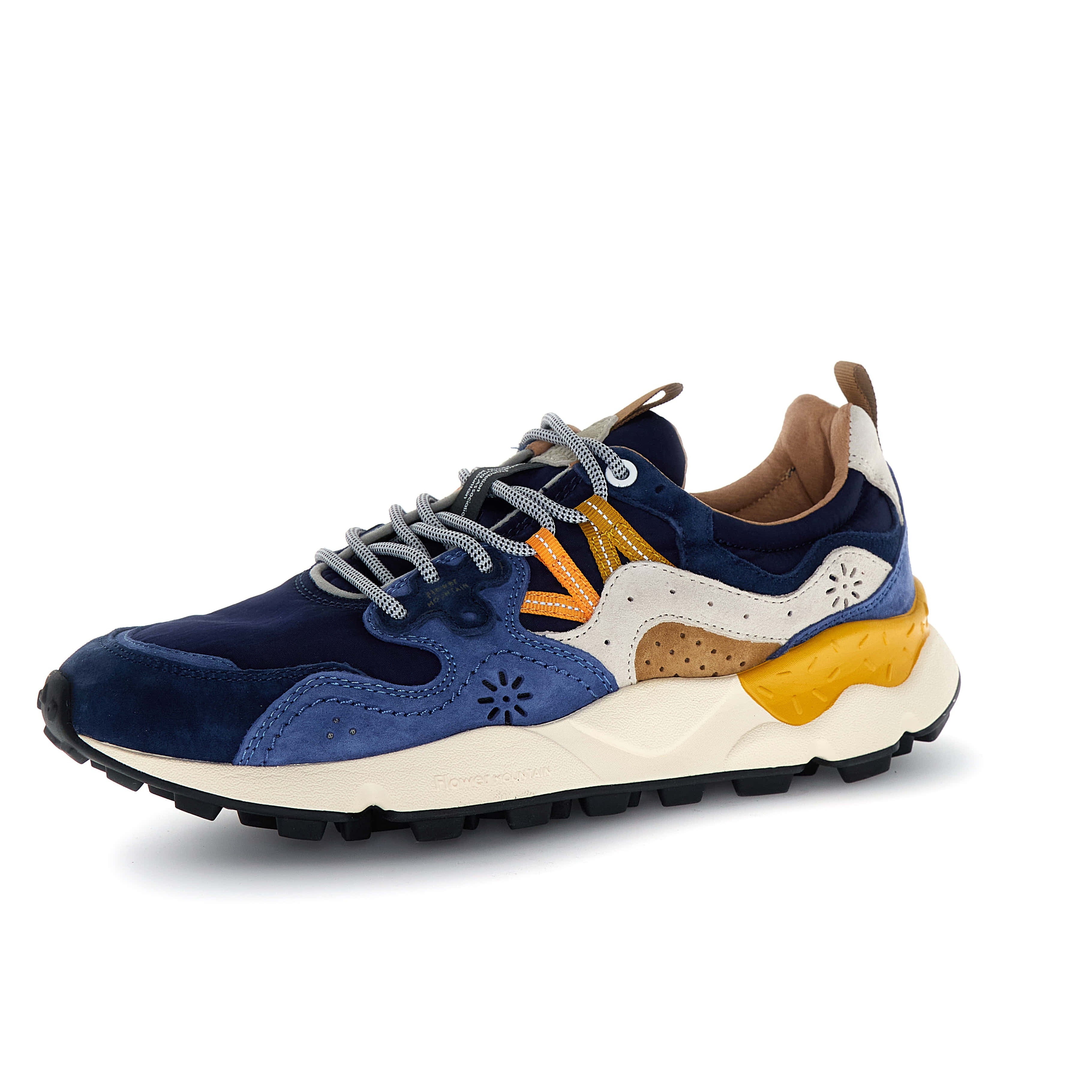 Yamano 3 MAN - Suede / Nylon : Navy - Light Navy