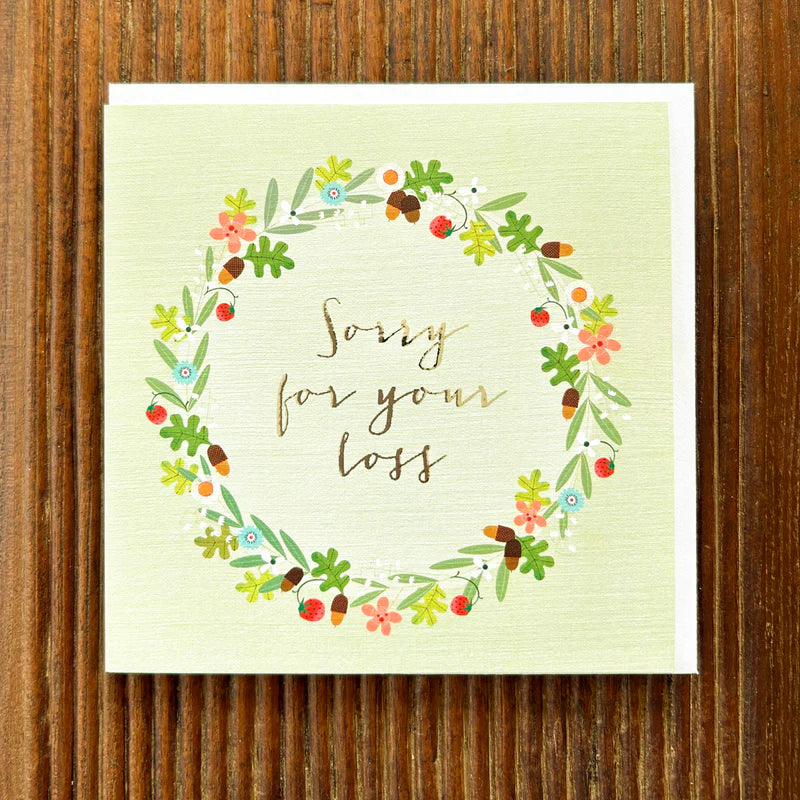 With Sympathy Card - Floral