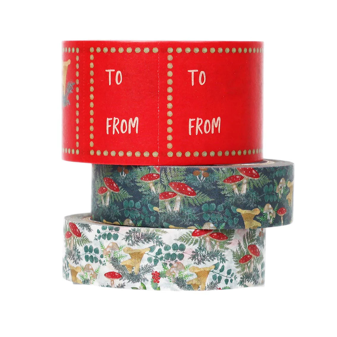 Wrapping Kit - 3 x Forest Christmas Paper Tape