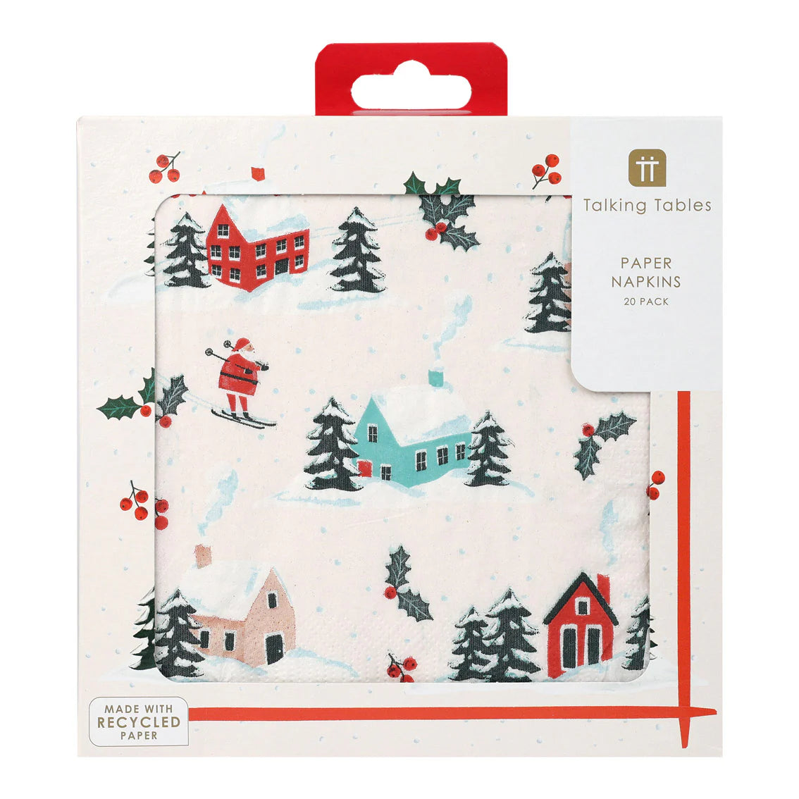 Fun Guy Santa Paper Napkins - 20 Pack
