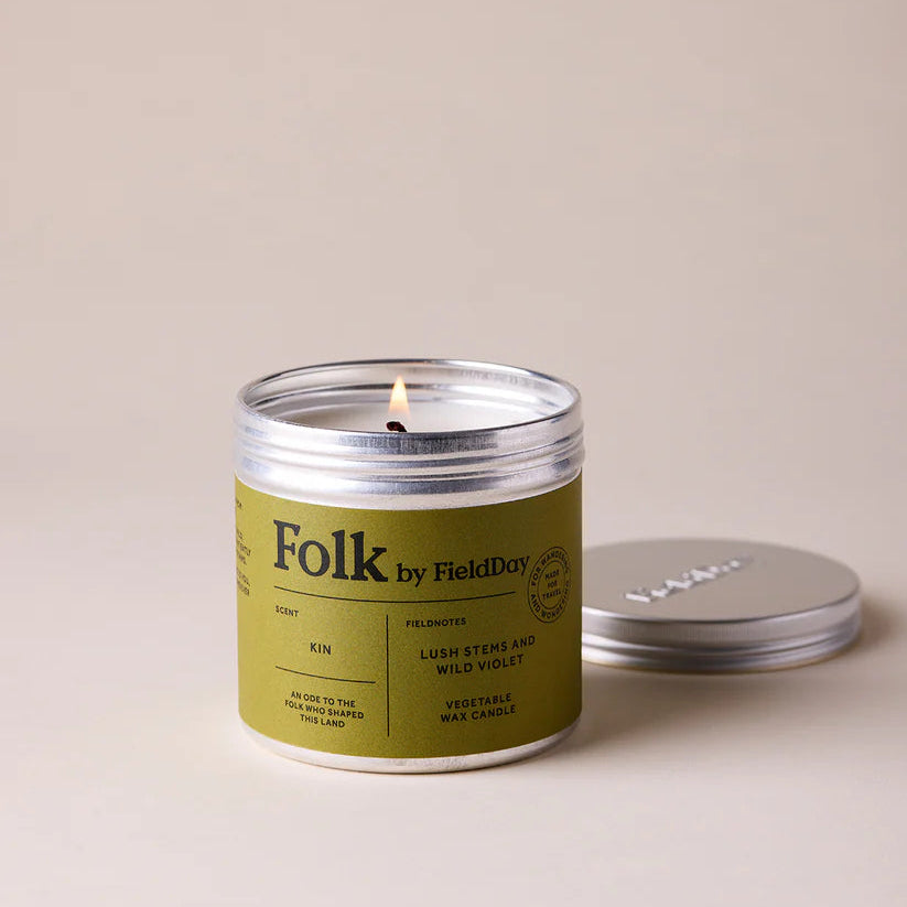 Folk Tin Candle - Kin