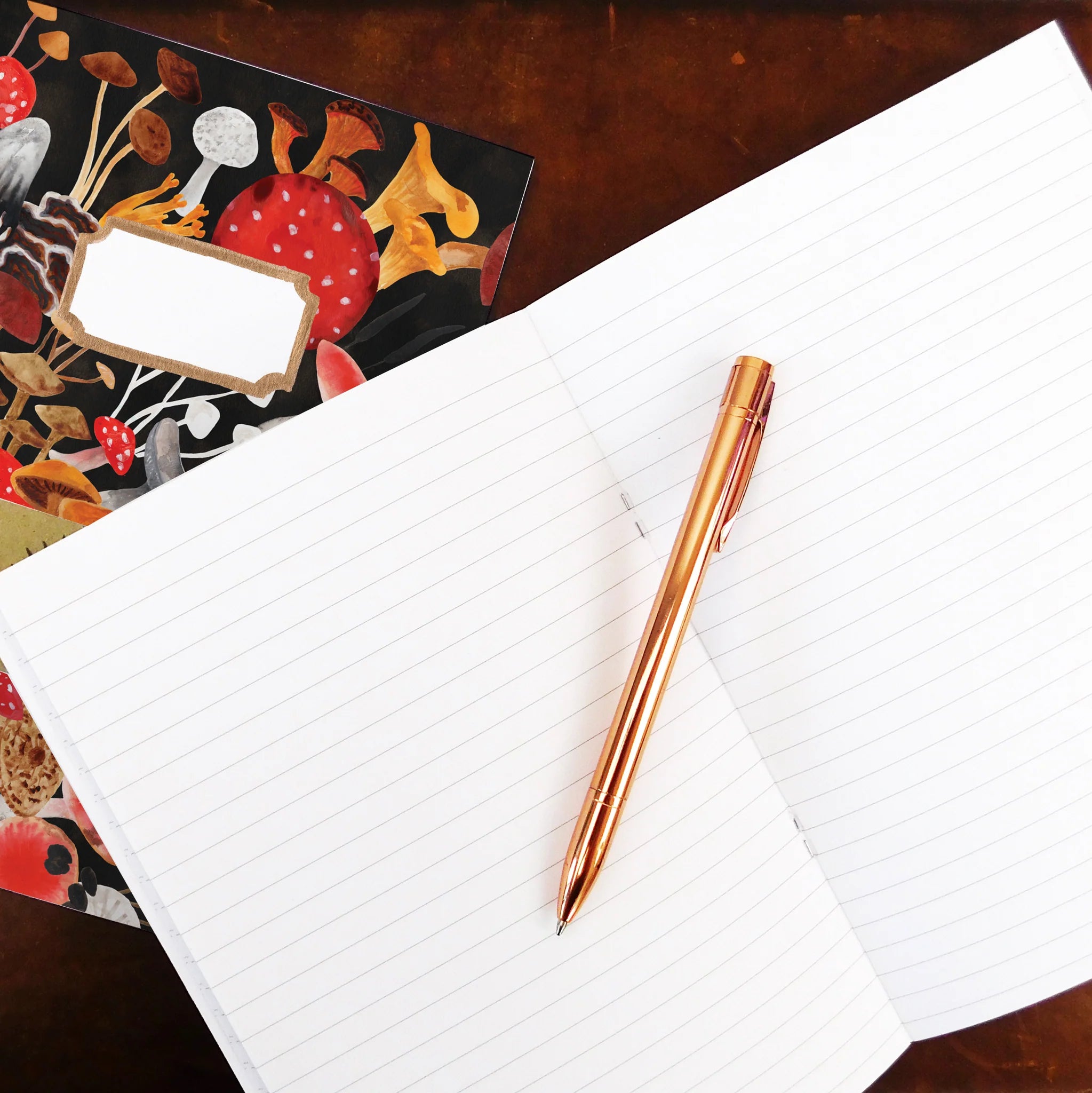 A5 Lined Notebook - Fungi