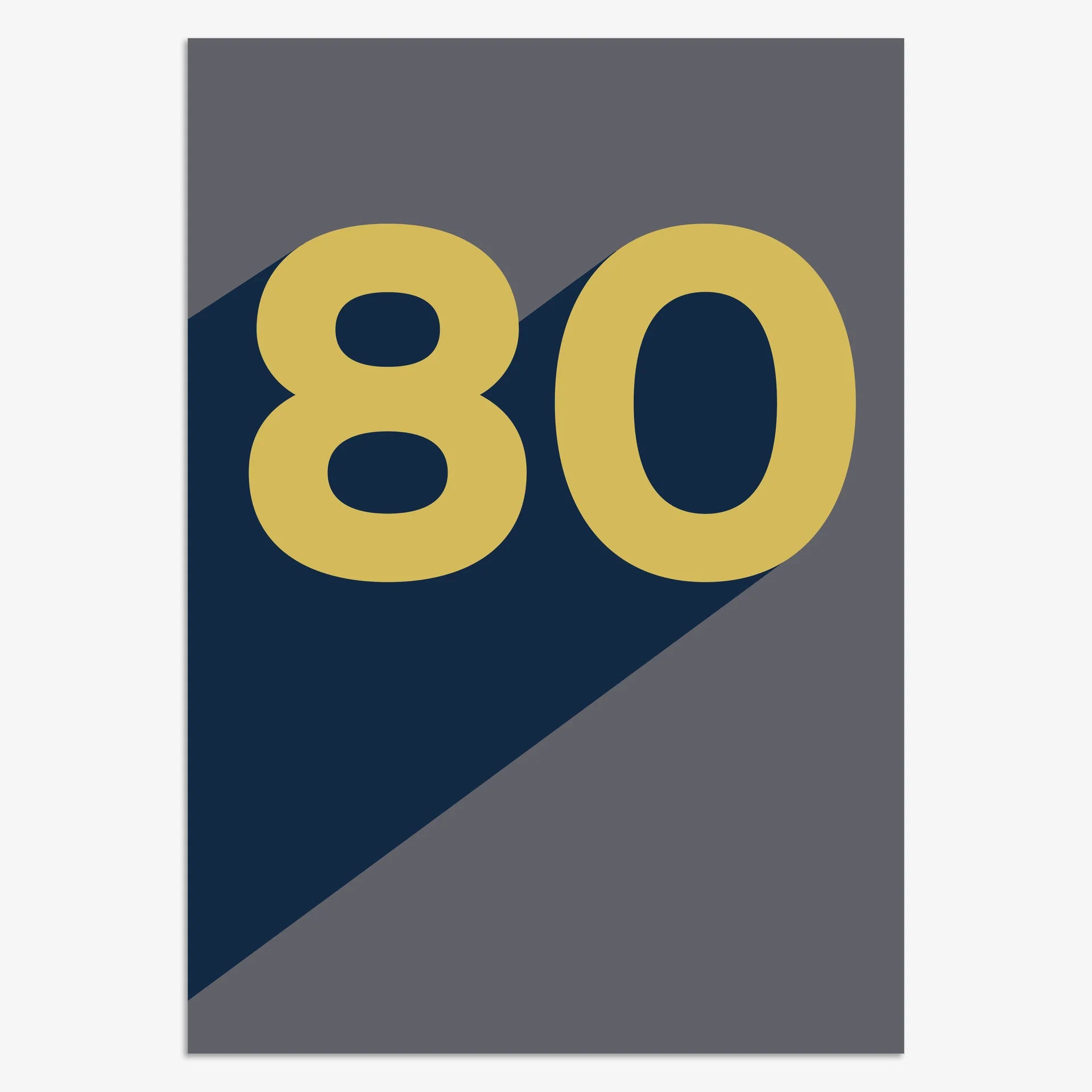 Happy Birthday Card - 80