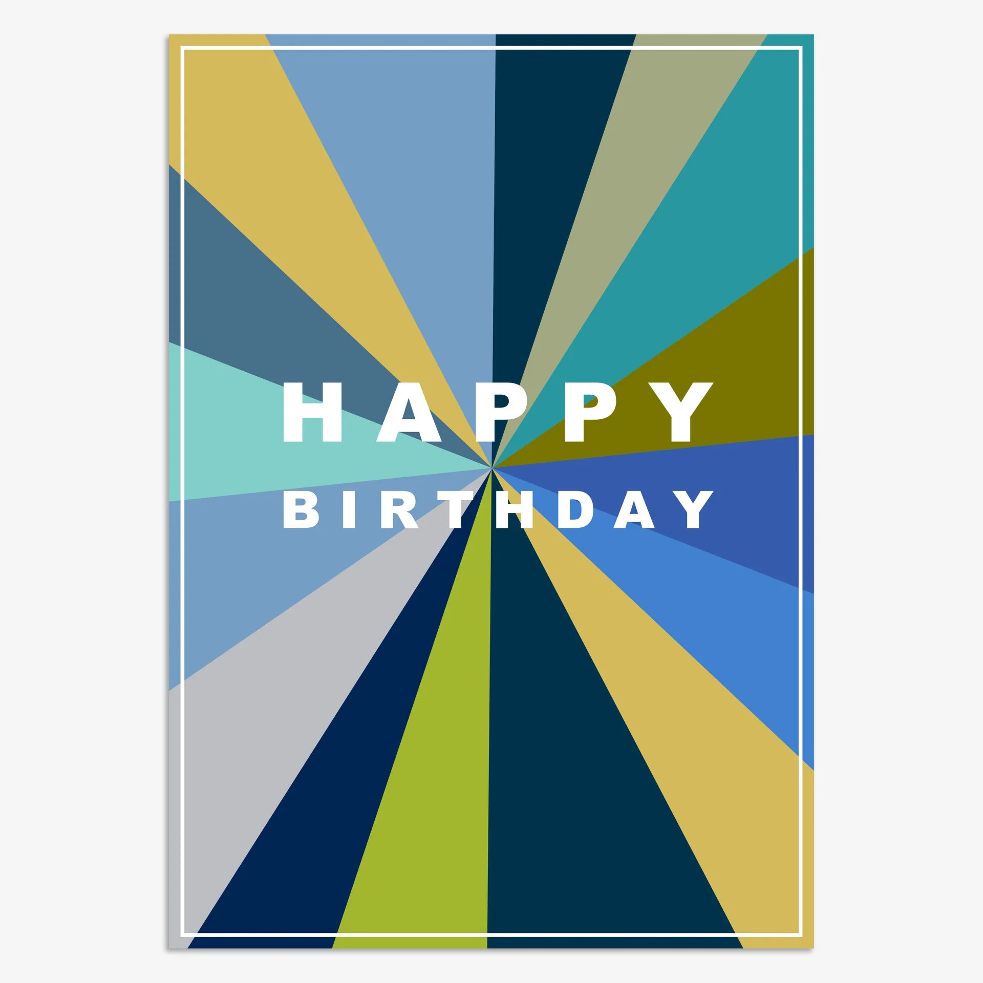 Happy Birthday Card - Rays