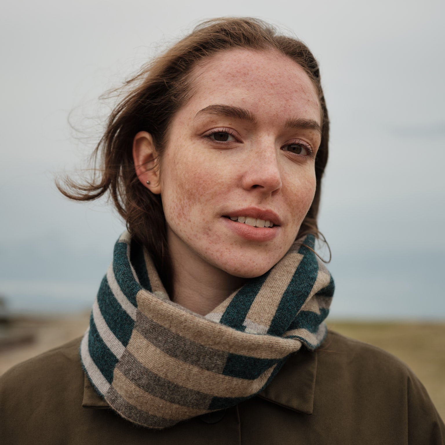 Harbour Circle Scarf - Ink, Hare & Wren