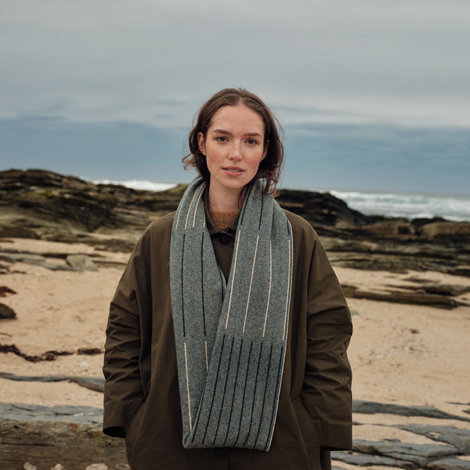 Reed Circle Scarf - Ink & Birch