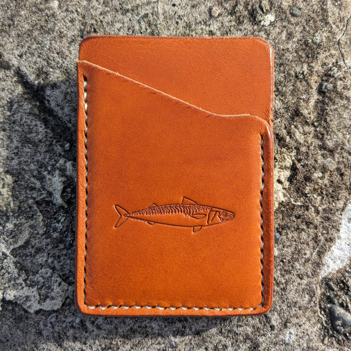 FishMhor Mackeral Card Wallet - Tan