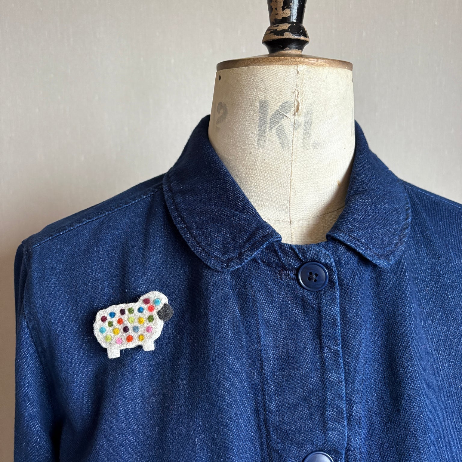 Cosy Wee Sheep Brooch - Yarndale
