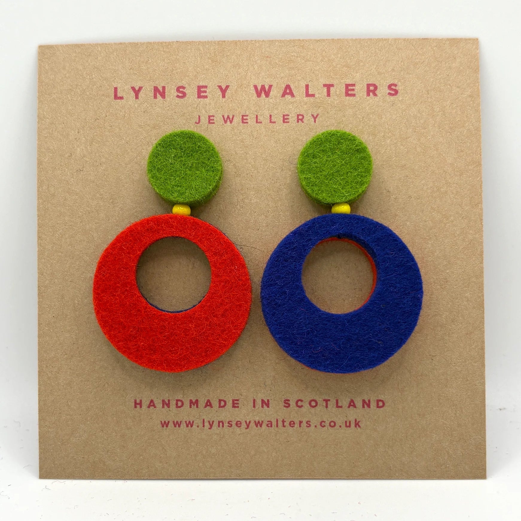 Retro Hoop Earring - Bauhaus