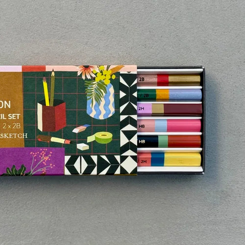 Pencil Set - Lifestyle - 6 Piece