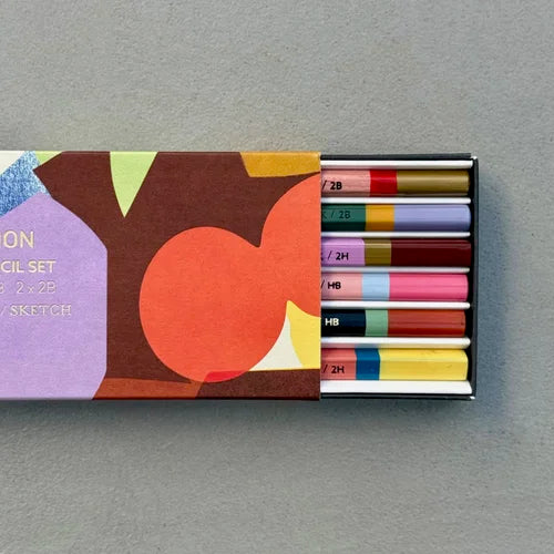 Pencil Set - Assemblage - 6 Piece