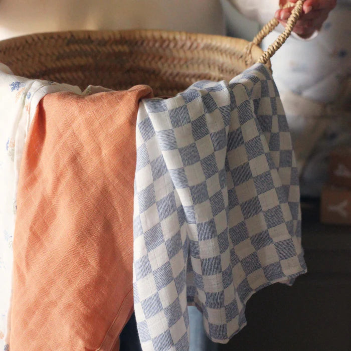 Organic Cotton Baby Muslin - Coastline